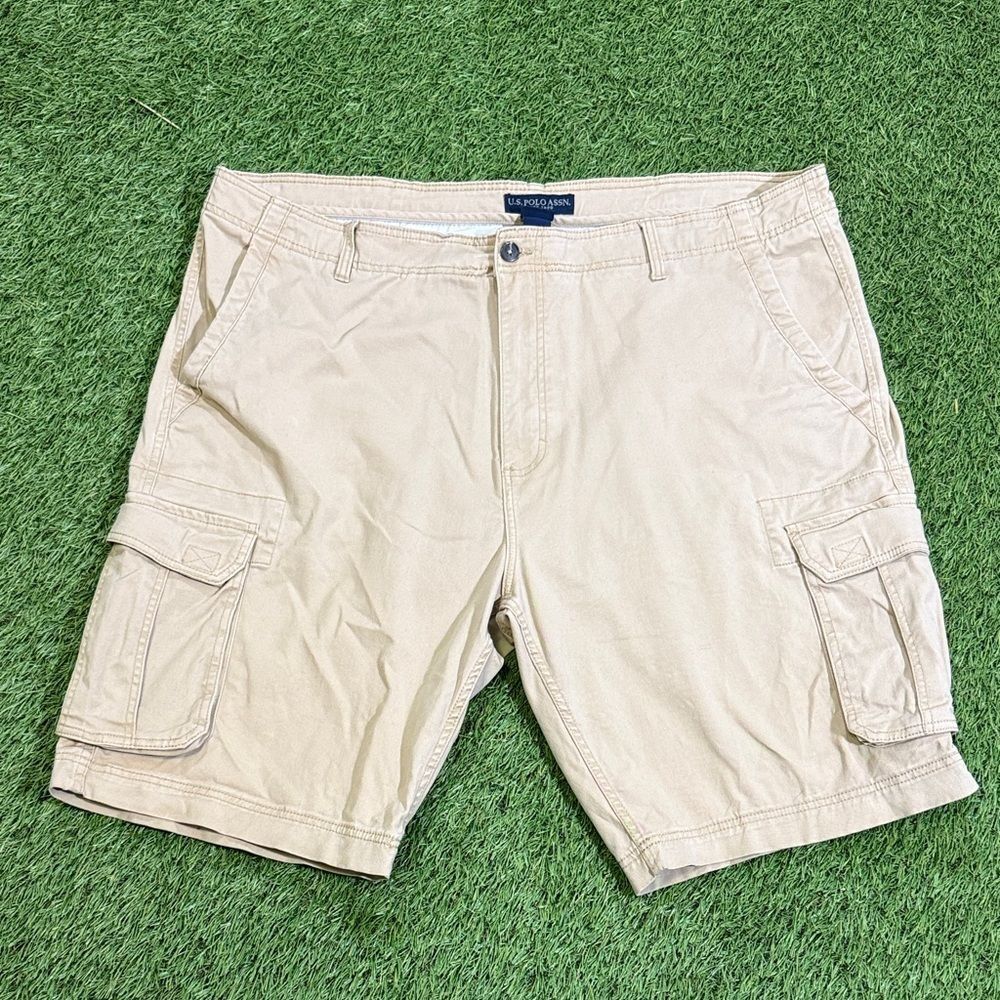 U.S. Polo Assn. Men's Tan Cargo Shorts